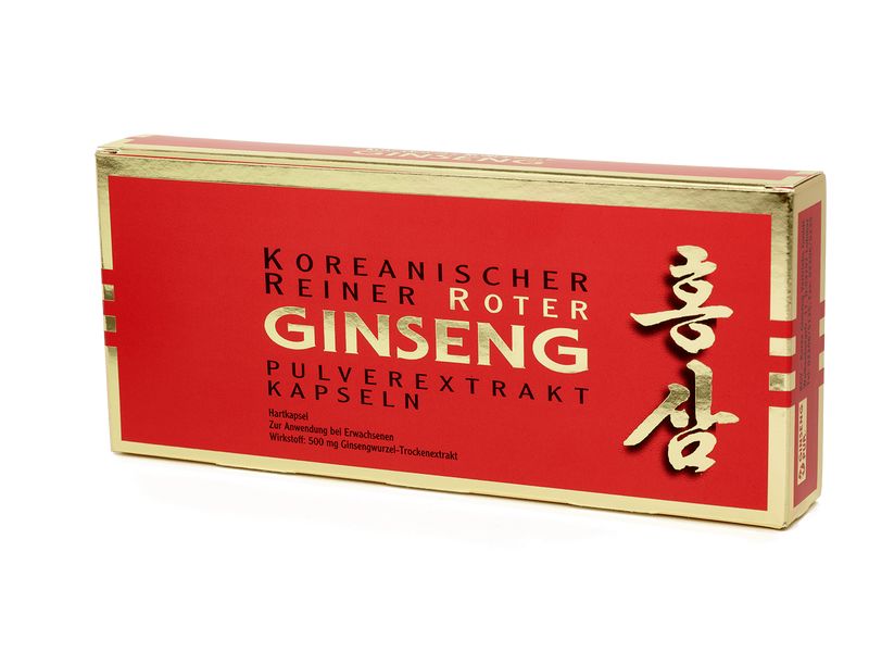 KOREANISCHER Reiner Roter Ginseng Pulverextr.Kaps.