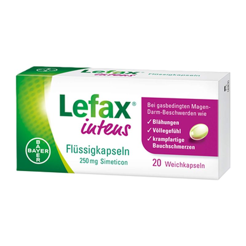 LEFAX intens Fl�ssigkapseln 250 mg Simeticon