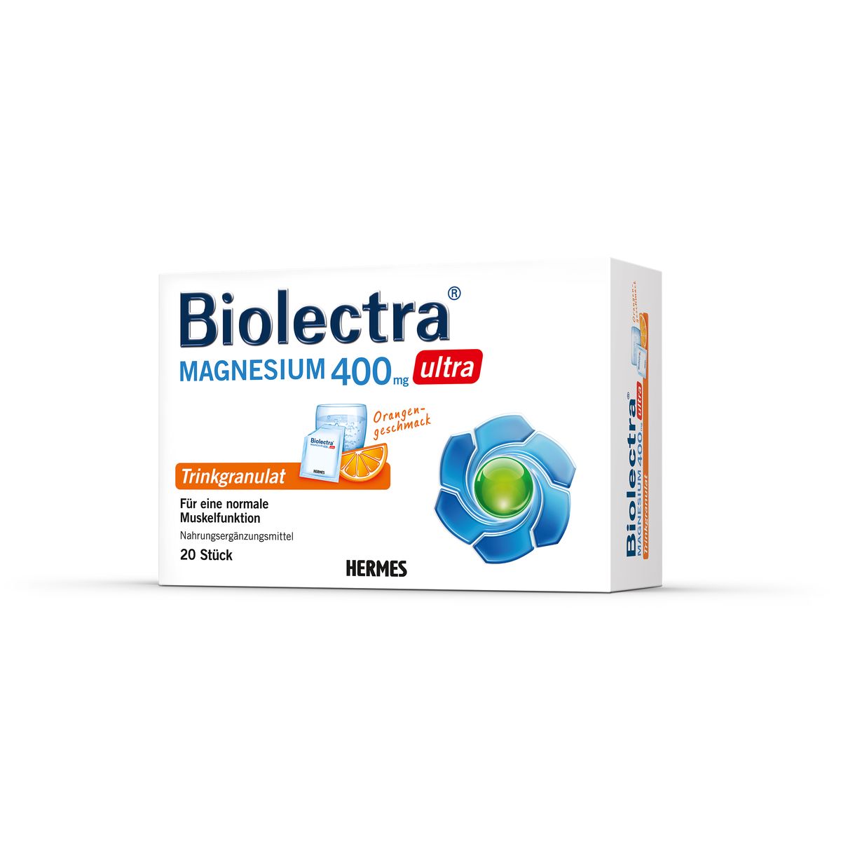 BIOLECTRA Magnesium 400 mg ultra Trinkgran.Orange