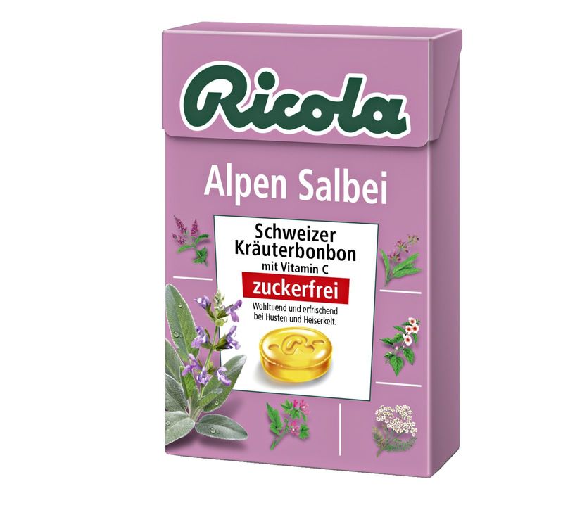 RICOLA o.Z.Box Salbei Alpen Salbei Bonbons