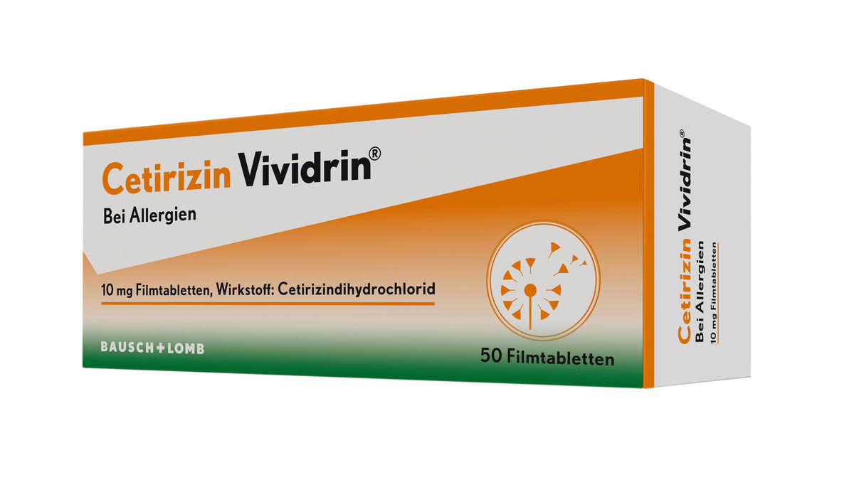 CETIRIZIN Vividrin 10 mg Filmtabletten