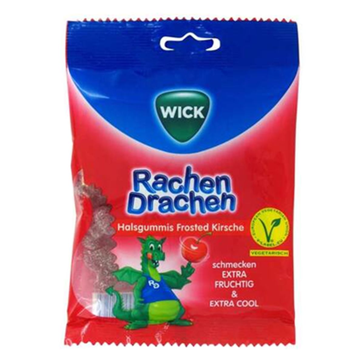 WICK RachenDrachen Halsgummis Kirsche