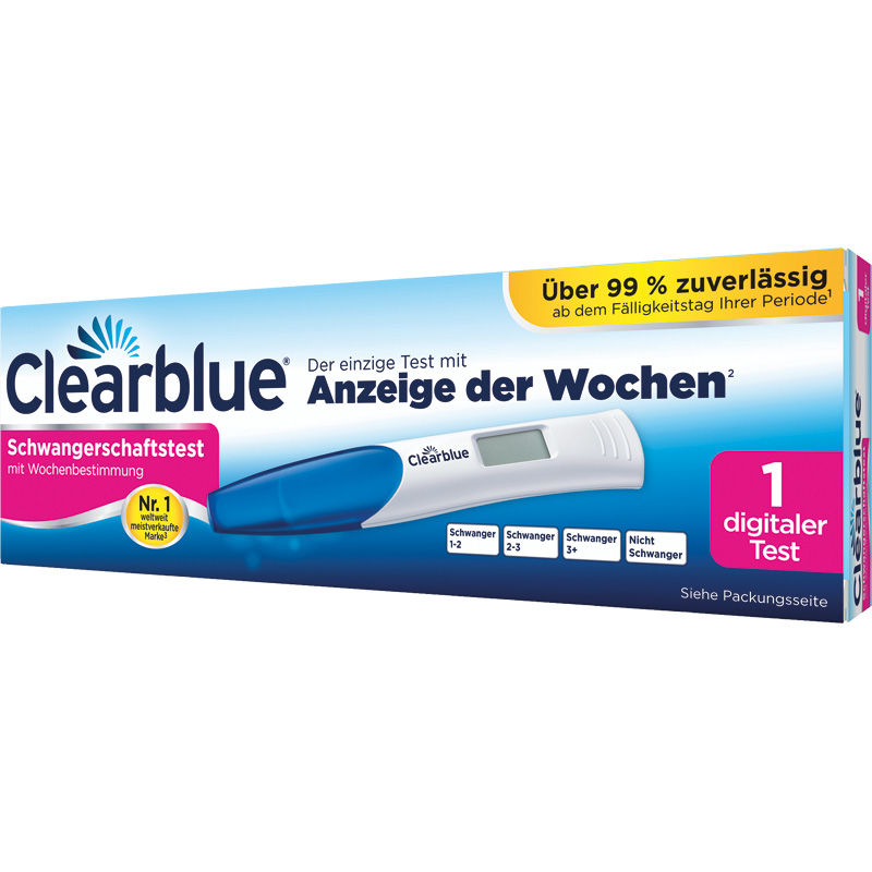 CLEARBLUE Schwangerschaftstest m.Wochenbestimmung