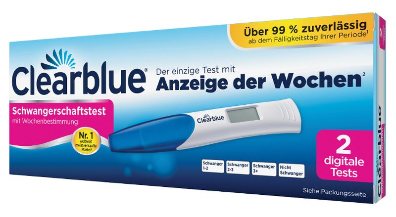 CLEARBLUE Schwangerschaftstest m.Wochenbestimmung