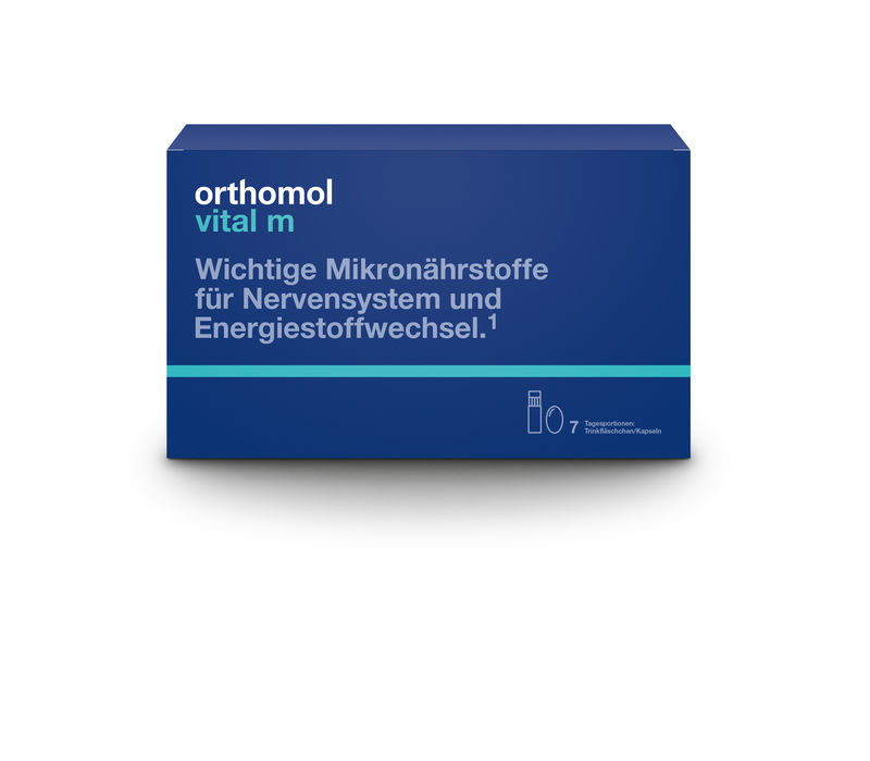 ORTHOMOL Vital M Trinkflschchen/Kaps.Kombipack.