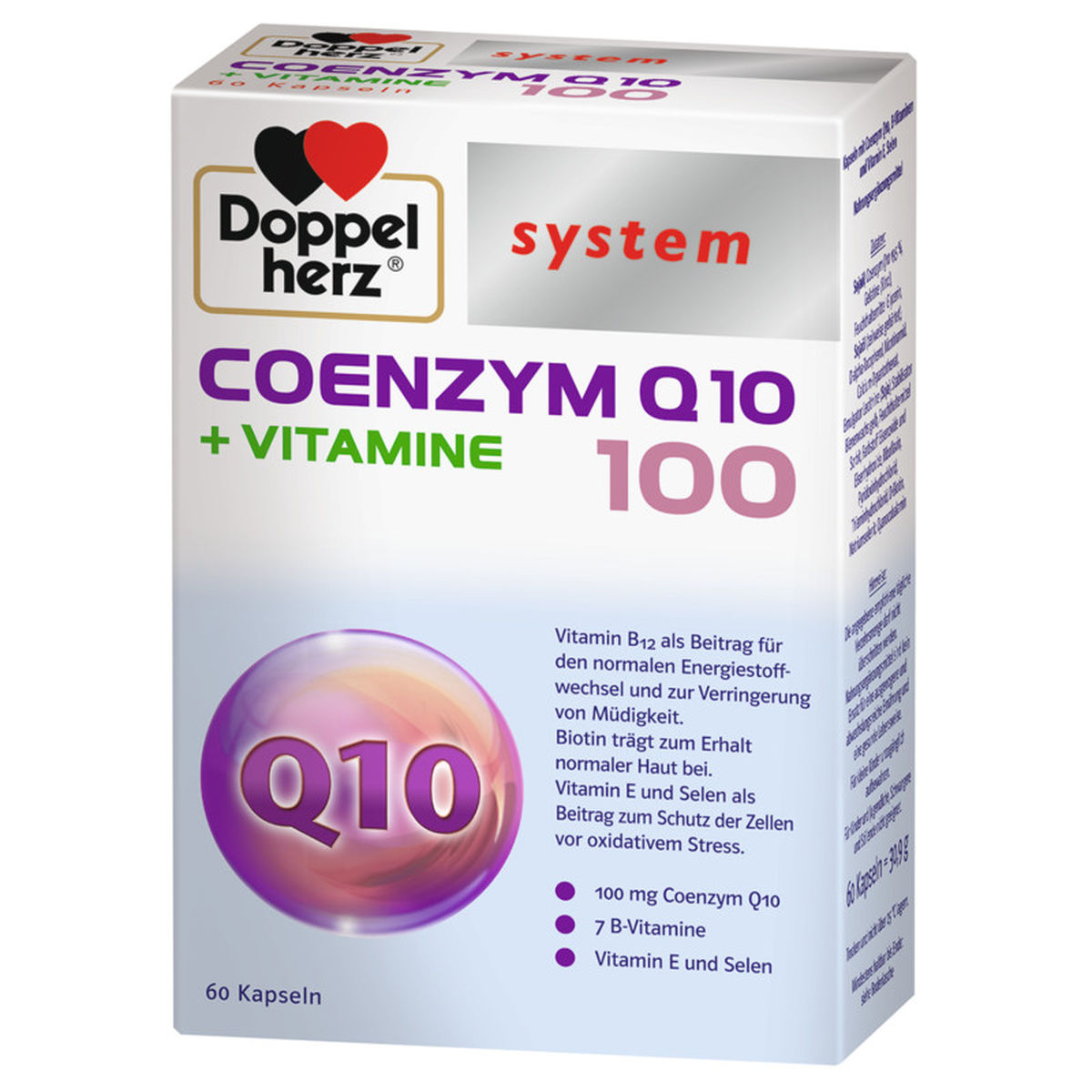 DOPPELHERZ Coenzym Q10 100+Vitamine system Kapseln