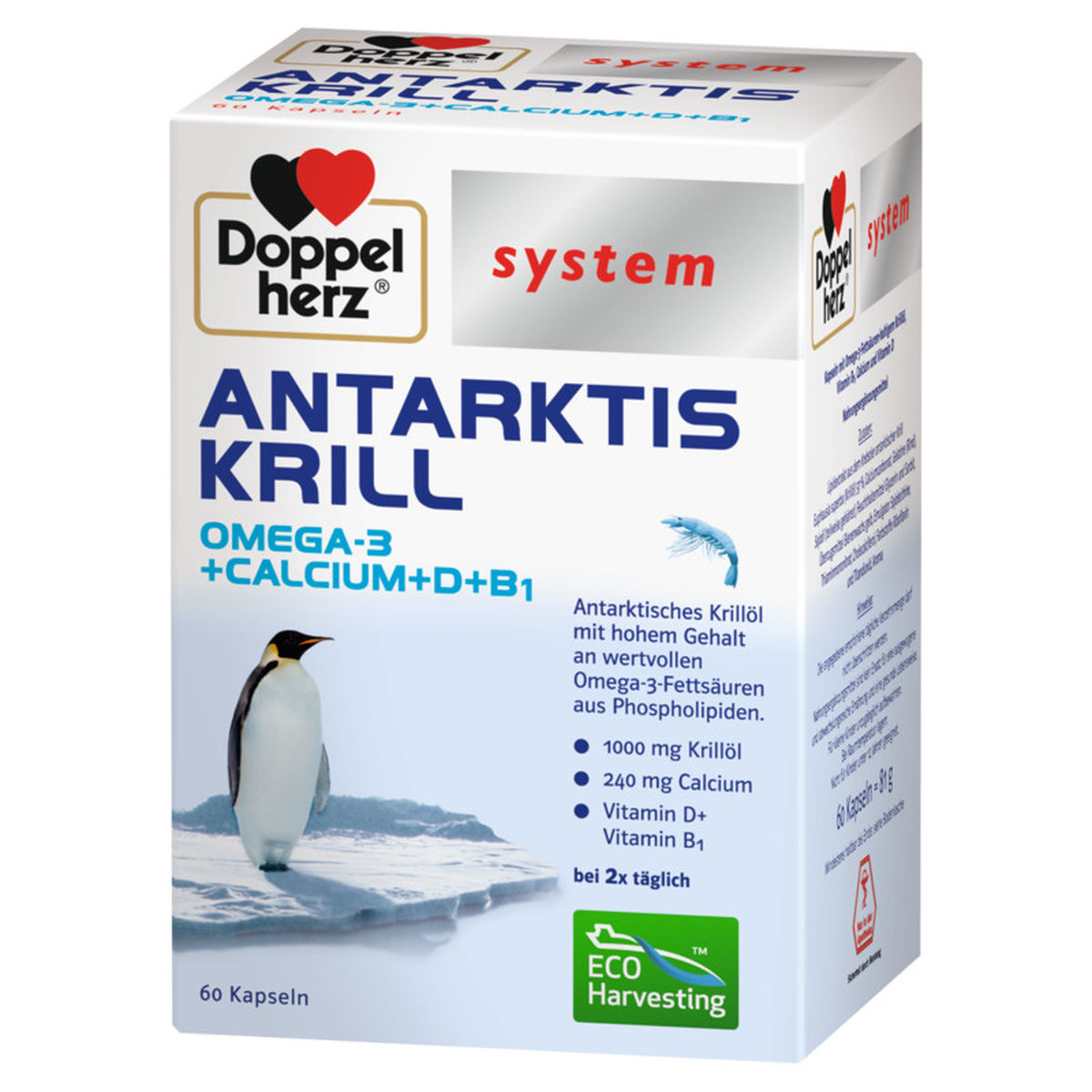 DOPPELHERZ Antarktis Krill system Kapseln