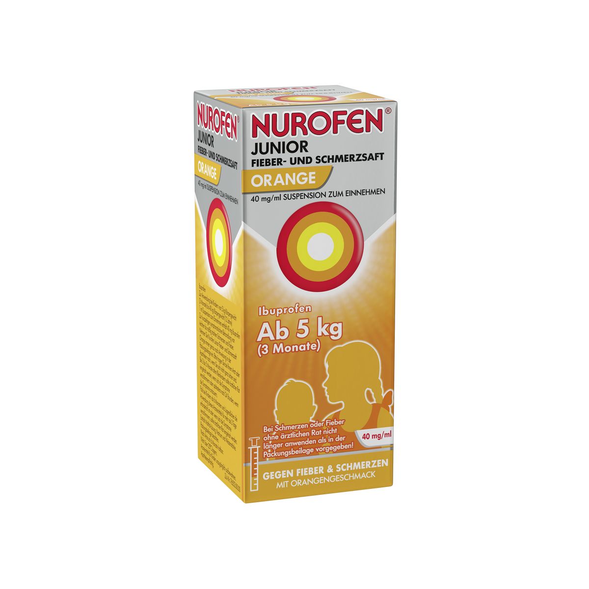 NUROFEN Junior Fieber-u.Schmerzsaft Oran.40 mg/ml