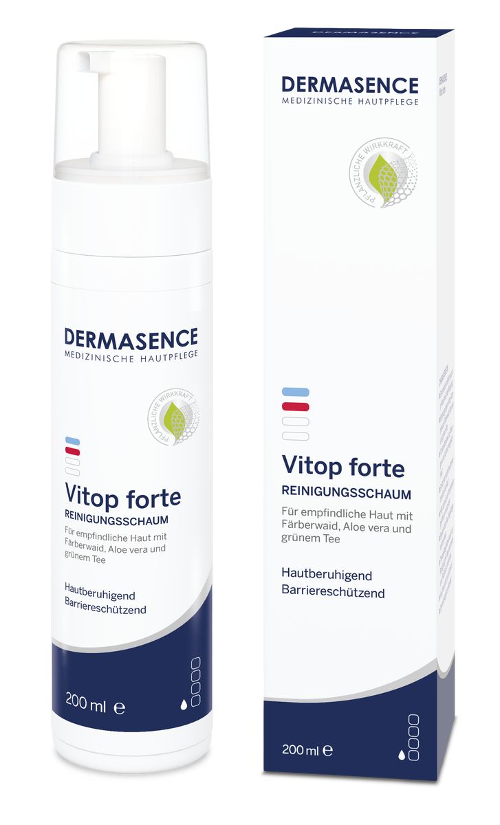 DERMASENCE Vitop forte Reinigungsschaum