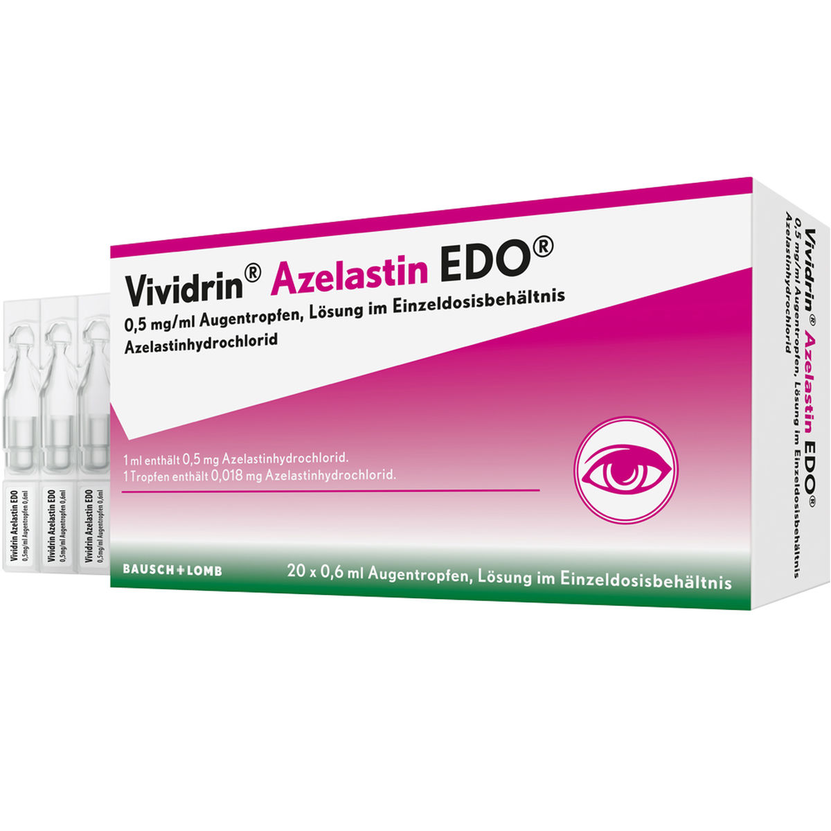 VIVIDRIN Azelastin EDO 0,5 mg/ml Augentr.Lsg.i.EDP