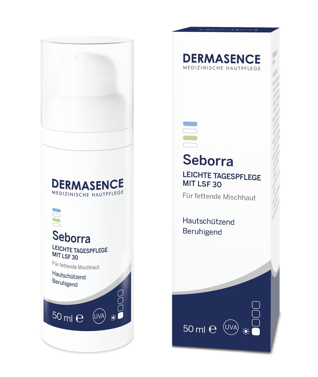 DERMASENCE Seborra leichte Tagespflege mit LSF 30