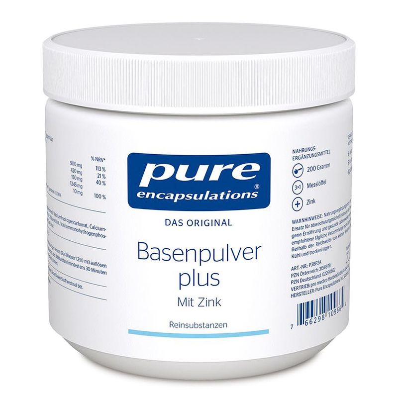 PURE ENCAPSULATIONS Basenpulver plus Pure 365 Plv.