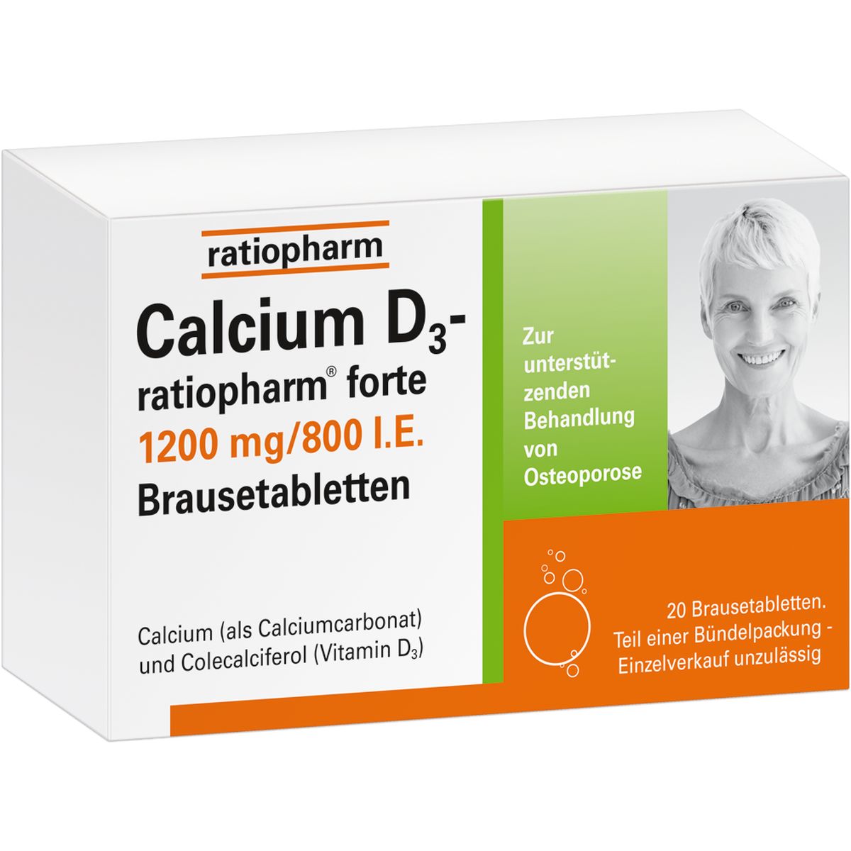 CALCIUM D3-ratiopharm forte Brausetabletten