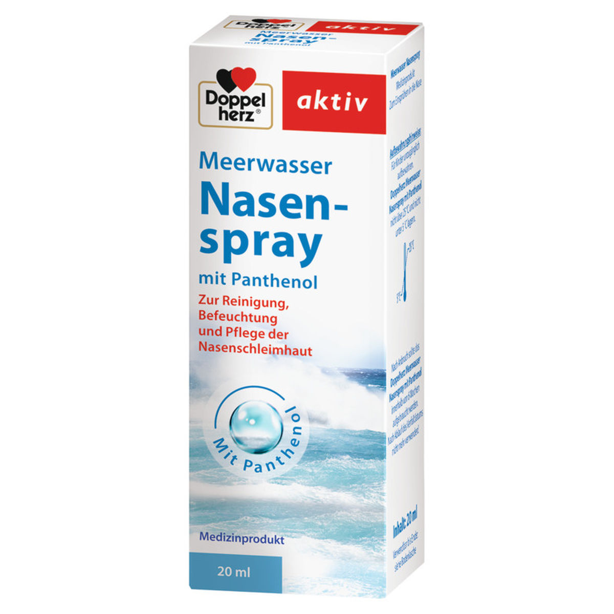 DOPPELHERZ Meerwasser Nasenspray mit Panthenol