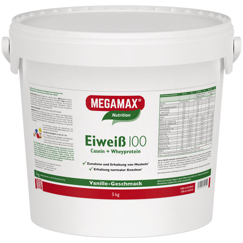 EIWEISS 100 Vanille Megamax Pulver