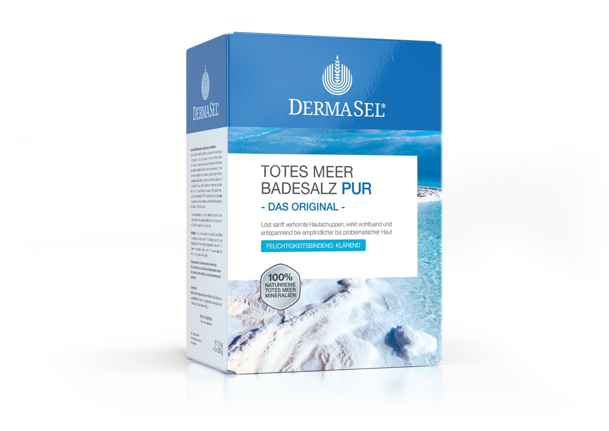 DERMASEL Totes Meer Badesalz Pur