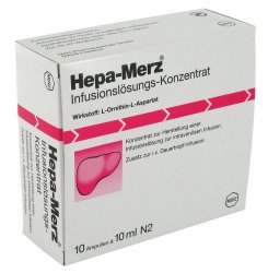 HEPA-MERZ Infusionslsungs-Konzentrat Ampullen