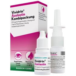 VIVIDRIN Azelastin Kombip. 0,5mg/ml ATR+1mg/ml NAS