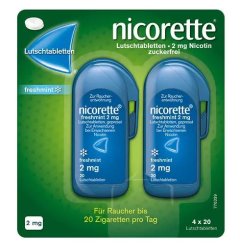 NICORETTE freshmint 2 mg Lutschtabletten gepresst