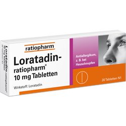 LORATADIN-ratiopharm 10 mg Tabletten