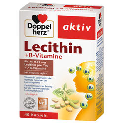 DOPPELHERZ Lecithin+B-Vitamine Kapseln