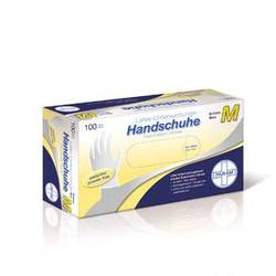 HANDSCHUHE Einmal Latex puderfrei M