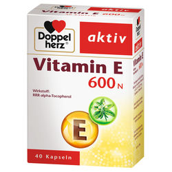 DOPPELHERZ Vitamin E 600 N Weichkapseln