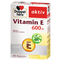 DOPPELHERZ Vitamin E 600 N Weichkapseln