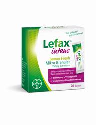 LEFAX intens Lemon Fresh Mikro Granul.250 mg Sim.