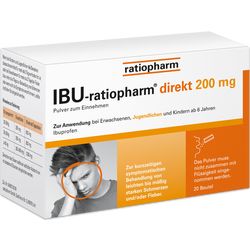 IBU-RATIOPHARM direkt 200 mg Pulver zum Einnehmen