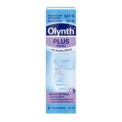 OLYNTH Plus 0,05%/5% f�r Kinder Nasenspray o.K.