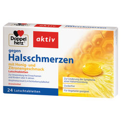 DOPPELHERZ gegen Halsschmerzen Lutschtabletten