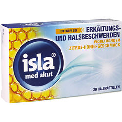 ISLA MED akut Zitrus-Honig Pastillen