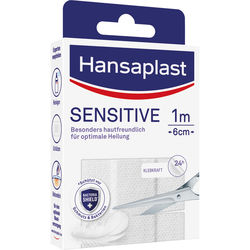 HANSAPLAST Sensitive Pflast.hypoallergen 6 cmx1 m