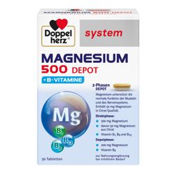 DOPPELHERZ Magnesium 500 Depot system Tabletten