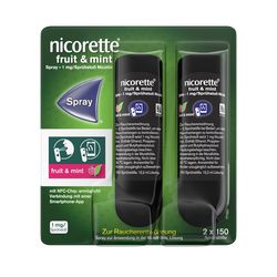 NICORETTE Fruit & Mint Spray 1 mg/Sprhsto NFC