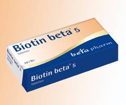 BIOTIN BETA 5 Tabletten