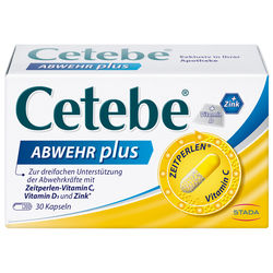 CETEBE ABWEHR plus Vitamin C+Vitamin D3+Zink Kaps.