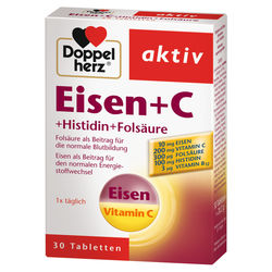 DOPPELHERZ Eisen+Vit.C+L-Histidin Tabletten