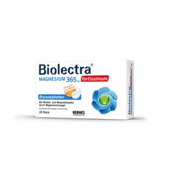 BIOLECTRA Magnesium 365 mg fortissimum Orange