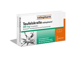 TEUFELSKRALLE-RATIOPHARM Filmtabletten