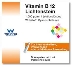 VITAMIN B12 1.000 g Lichtenstein Ampullen