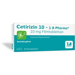 CETIRIZIN 10-1A Pharma Filmtabletten