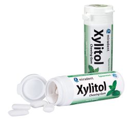 MIRADENT Xylitol Chewing Gum Spearmint