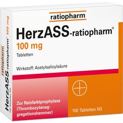 HERZASS-ratiopharm 100 mg Tabletten