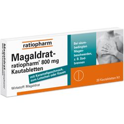 MAGALDRAT-ratiopharm 800 mg Tabletten