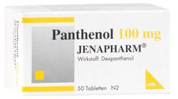 PANTHENOL 100 mg Jenapharm Tabletten