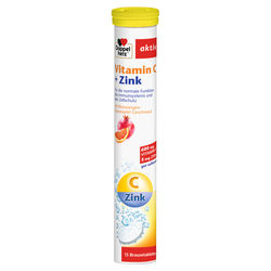 DOPPELHERZ Vitamin C+Zink Brausetabletten