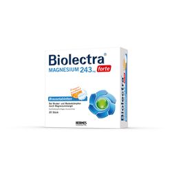 BIOLECTRA Magnesium 243 mg forte Orange Brausetab.