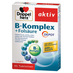 DOPPELHERZ B-Komplex+Folsure Tabletten